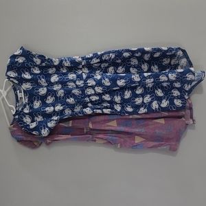 Lot of 2 Dresses (Mickey Mouse & Geo Print)
